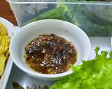 Hình bước làm 2 của món Bún đậu mắm tôm kiểu cuộn