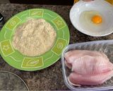Foto del paso 1 de la receta: Milanesa de pescado 🐟