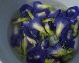 Foto langkah ke 1 dari resep Agar Agar Santan Bunga Telang.