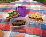 A picture of step 9 of Beef shawarma Kebabs.