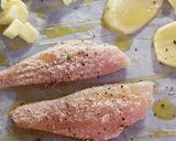 A picture of step 5 of Red Mullet with Potatoes, Belgian Endive, and Celery.