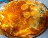 Une image de l'étape 6 de Tarte Bi Goût Epinards chèvre et Lorraine.