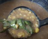 Gambar langkah 2 resipi Bubur jagung express.