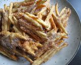 A picture of step 5 of Sweet Potato & Carrot ‘Kakiage’.