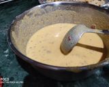 A picture of step 1 of Moong dal slice.