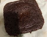 A picture of step 3 of Chocolate cake with chocolate base in microwave.