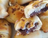 Pas rețetă Cornuri pufoase cu nutella 2 fotografie