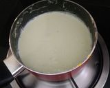 A picture of step 2 of Bread and Paneer rasmalai.