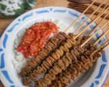 Foto langkah ke 6 dari resep Sate Usus Goreng.