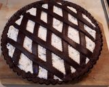Csokoládés-tehéntúrós pite recept fázis 12 fotója