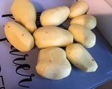 Une image de l'étape 1 de Pommes de terre et carottes sautées marinées.
