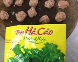 Hình bước làm 2 của món Há Cảo Tôm Thịt