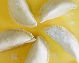 A picture of step 6 of Karanji (coconut Gujiya).