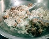 A picture of step 3 of Rich in healthy fats peanuts butter and peanuts butter dry fruits Burfi.