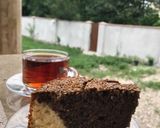 عکس مرحله 1 از دستور کیک ساده دو رنگ