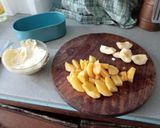 Foto del paso 1 de la receta: Helado de durazno y manzana