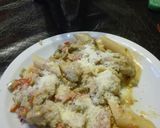 Foto del paso 11 de la receta: Fideos mostacholi con salsa de mollejas al verdeo con queso crem