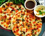 फराली उत्तपम/ पैनकेक (farali uttapam /pancake recipe in Hindi) रेसिपी चरण 4 फोटो