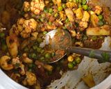 A picture of step 5 of Pav bhaji biryani.