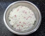 A picture of step 1 of Curd Rice.