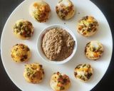A picture of step 5 of Maize flour, sweet corn vegetable fritters.