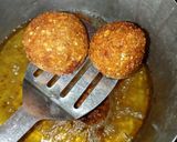 A picture of step 10 of Beans balls.