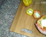 A picture of step 6 of Achari shimla mirch keema - capsicum with beef mince.