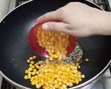 A picture of step 1 of Vegetables Fried Rice.