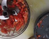 A picture of step 3 of Tangy Mexican tacos with hung Curd dip.