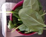 Foto langkah ke 1 dari resep Vegan Spinach Bread.