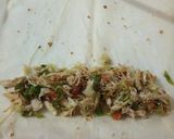 A picture of step 2 of Crispy Spring roll.