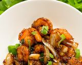 Foto langkah ke 5 dari resep Udang Lada Hitam.