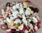 Foto del paso 8 de la receta Ensalada de alubias blancas con queso de cabra