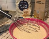 A picture of step 1 of Easy Two-Ingredient Pancakes.