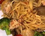 Foto langkah ke 7 dari resep Spaghetti Aglio e Olio made by me.