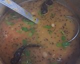 A picture of step 6 of Khatti Mitthi Tuver Dal.
