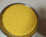 A picture of step 2 of Khaman Dhokla.