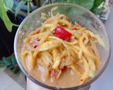 Foto langkah ke 1 dari resep Rujak serut mangga bumbu kacang dijamin nagih.