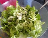Une image de l'étape 1 de Salade pomme saumon fumé au sirop d'érable.