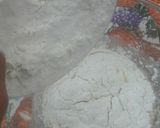 A picture of step 2 of Indian pavs/street food rolls.
