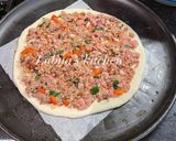 A picture of step 4 of Homemade Turkish lahmacun:.