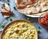 A picture of step 6 of Methi Matar.