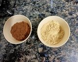 A picture of step 1 of Marble Mug Cake.
