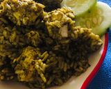 A picture of step 11 of Paneer Palak Pulao.