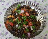 A picture of step 5 of Boil green chickpeas chatpata chaat masala.