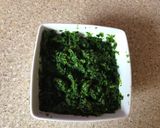 A picture of step 1 of Spinach bake.