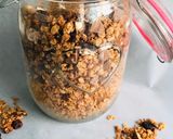 A picture of step 8 of Chocolate Raisin Granola.