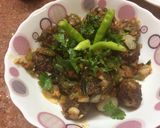 A picture of step 5 of Manchrian recipe.