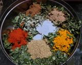 A picture of step 3 of Drumstick Leaves Kadhi Pakoras.