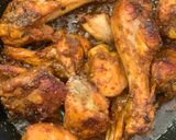 A picture of step 3 of Roasted Chicken with Grilled Veggies 😋.